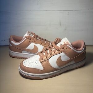 Nike Dunk Low, White/Rose Whisperer, Women's 8.5, Mens 7